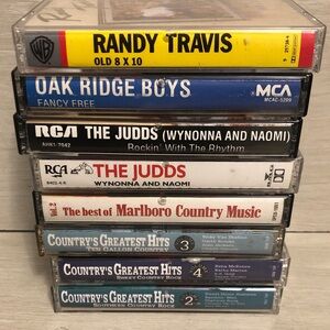 Country Music Cassettes Bundle Lot of 8 Please Read